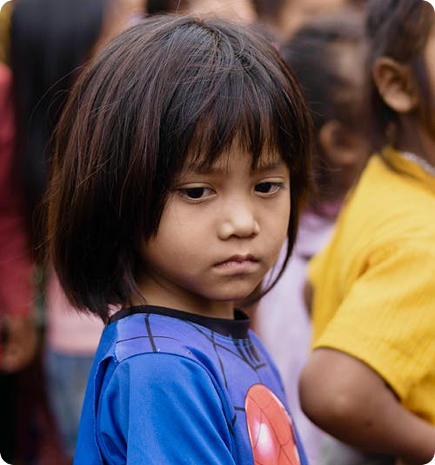 A child representing the people supported through GiveSG campaigns